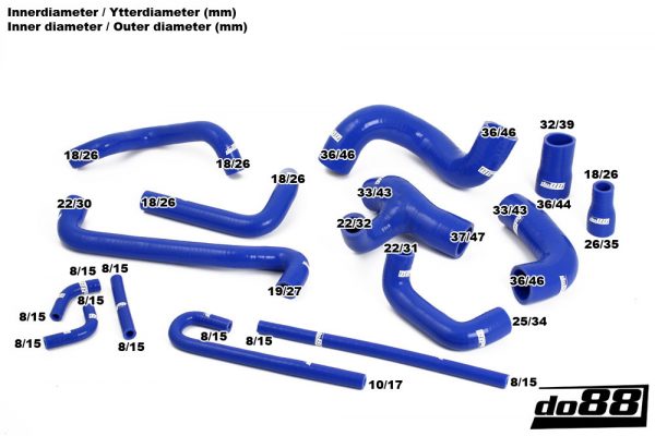 BMW M3 E30 COOLANT HOSES