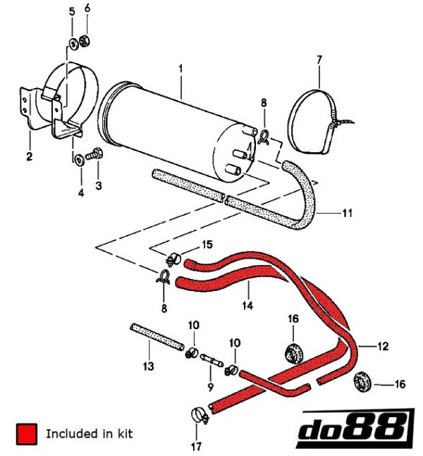 PORSCHE 930 TURBO CARBON CANISTER HOSES - Image 3